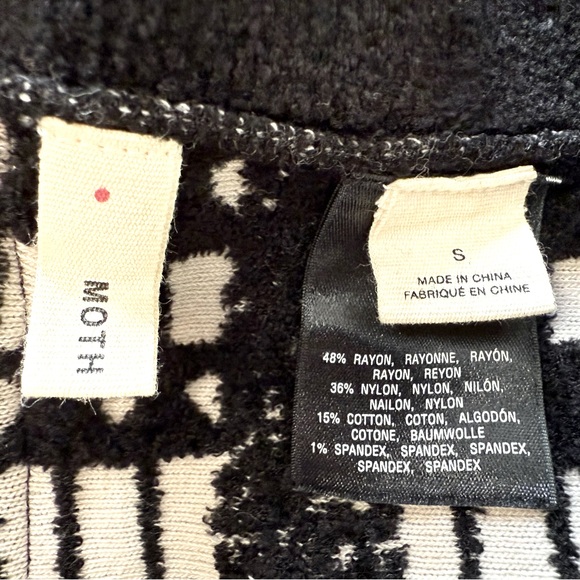 Anthropologie | Moth Jacquard Knit Flare Skater Skirt S - Picture 9 of 9